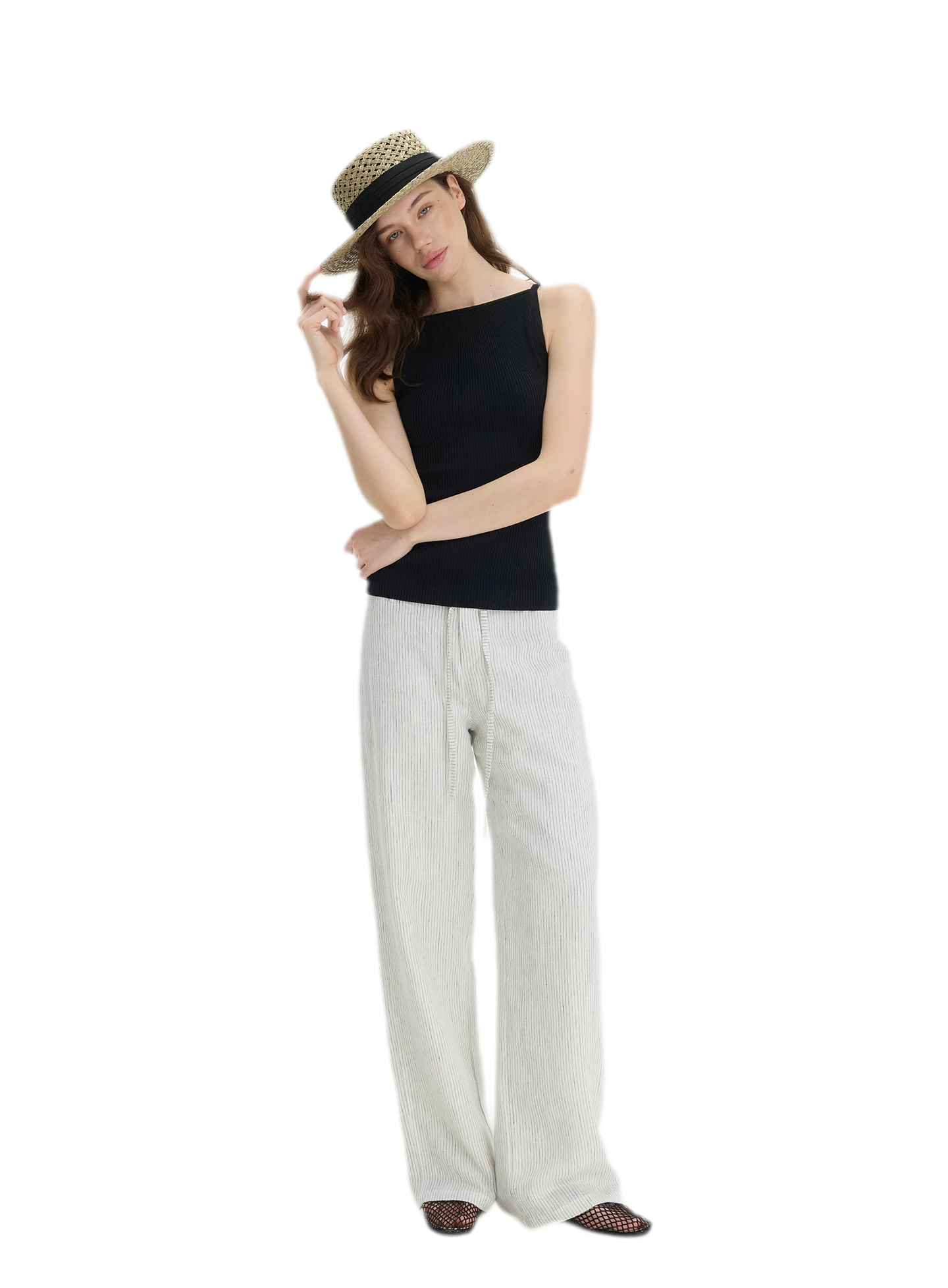 Lyocell Linen Ribbed Camisole
