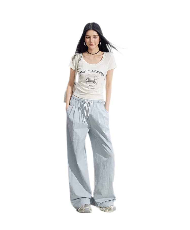 Heart Wide-Leg Pants