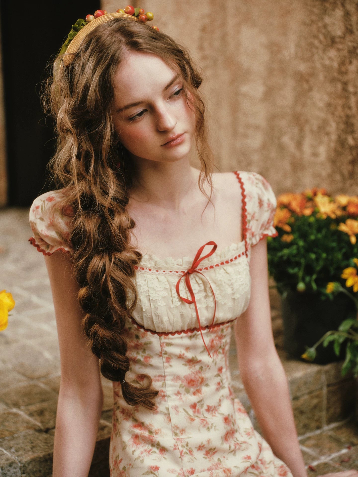 Lace Floral Dress