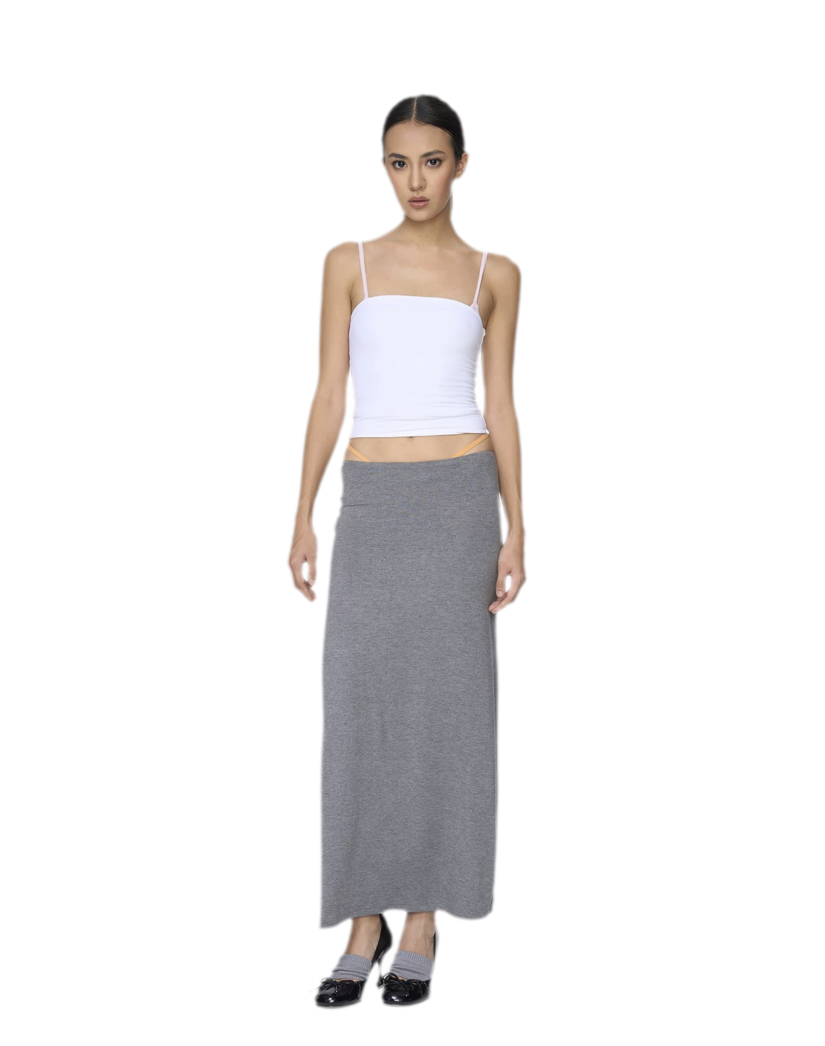 Imported Brushed Bustier Top