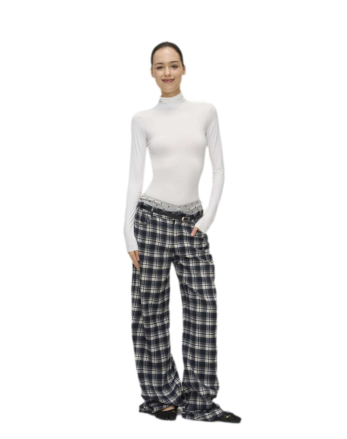 Brushed High-Neck Top
