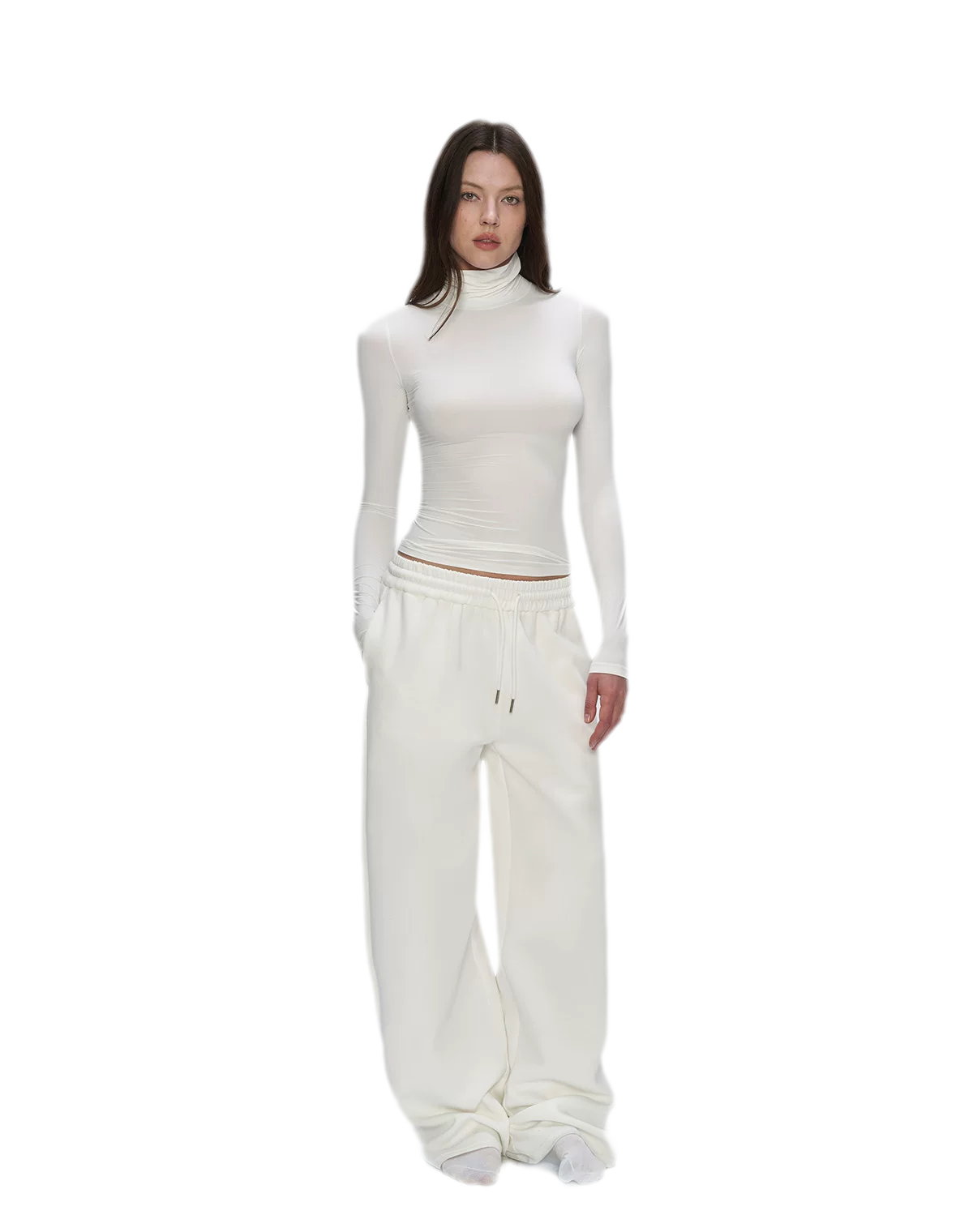 Air Cotton Wide-Leg Sweatpants