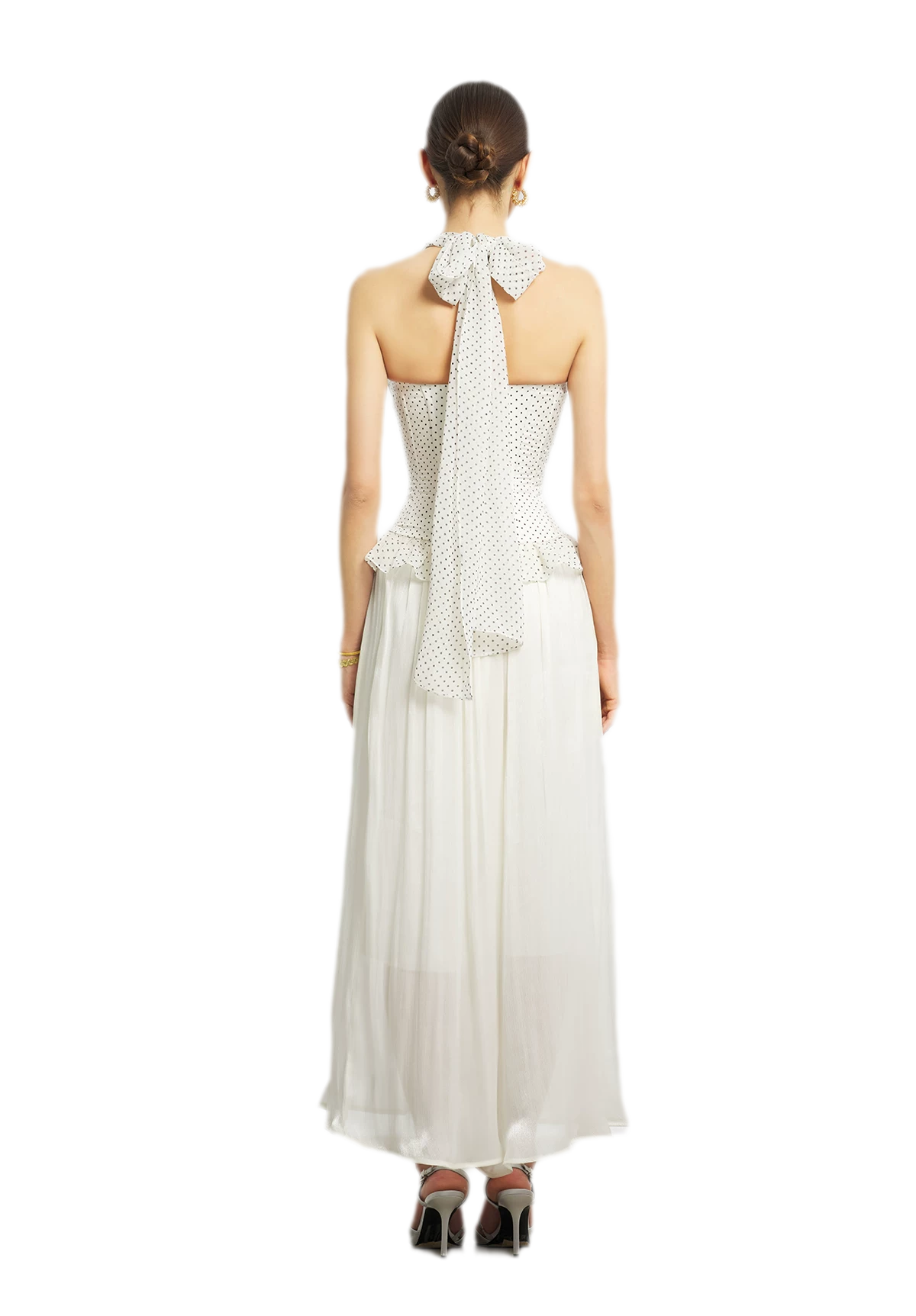 Nanyang Chiffon Halter Bustier