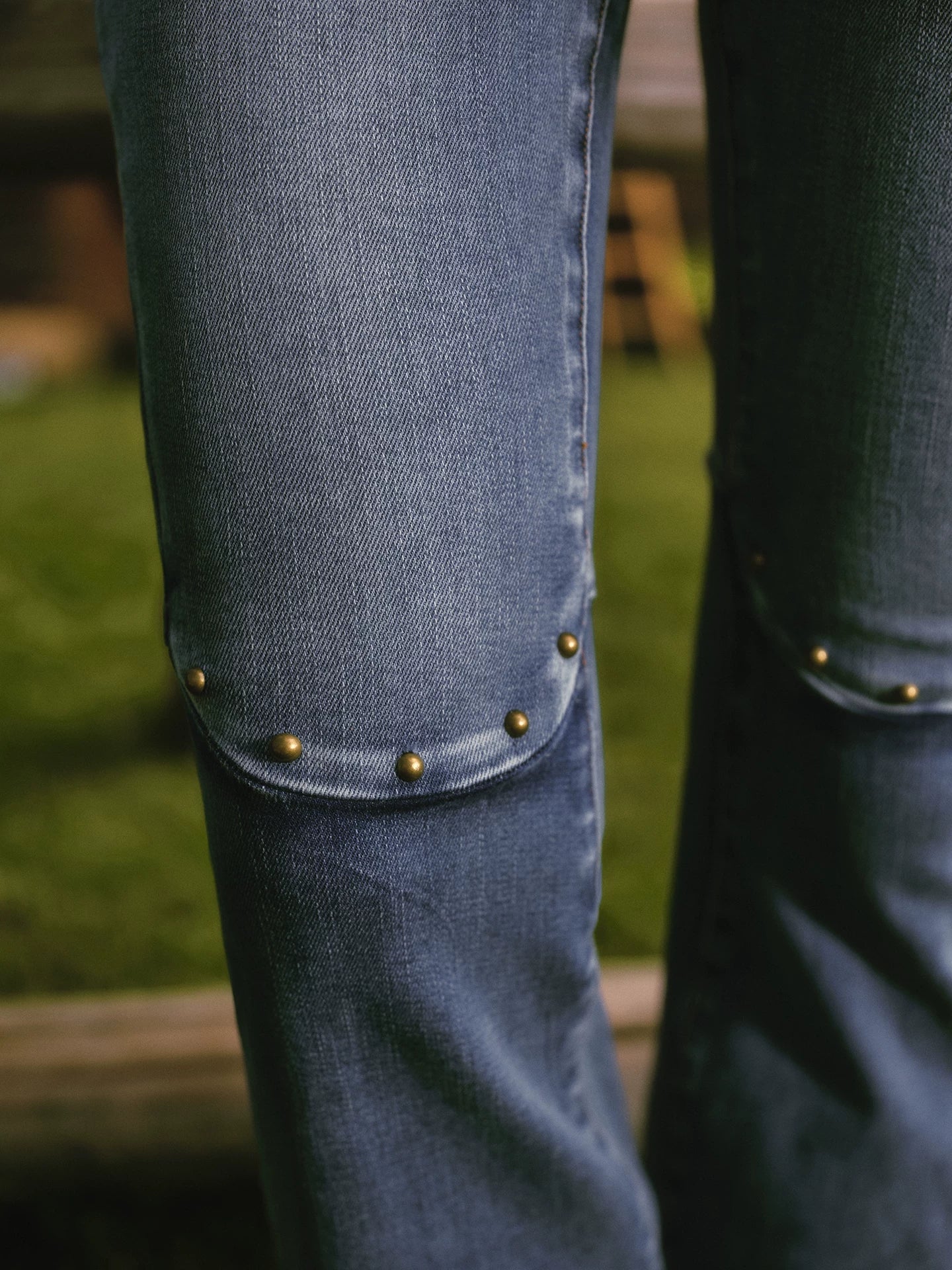 Suede Corset Denim Set