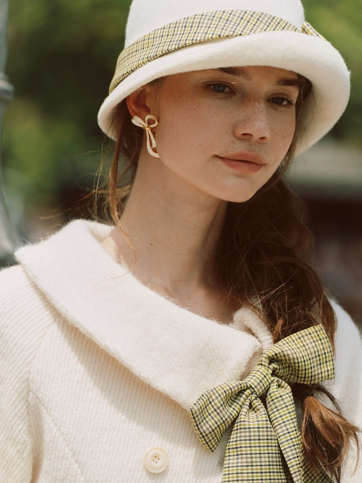 Twill Wool A-Line Coat