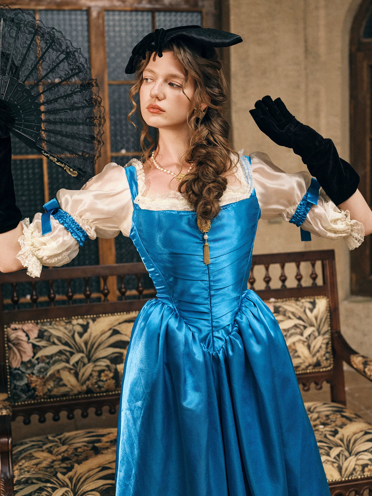 Satin Corset Evening Dress