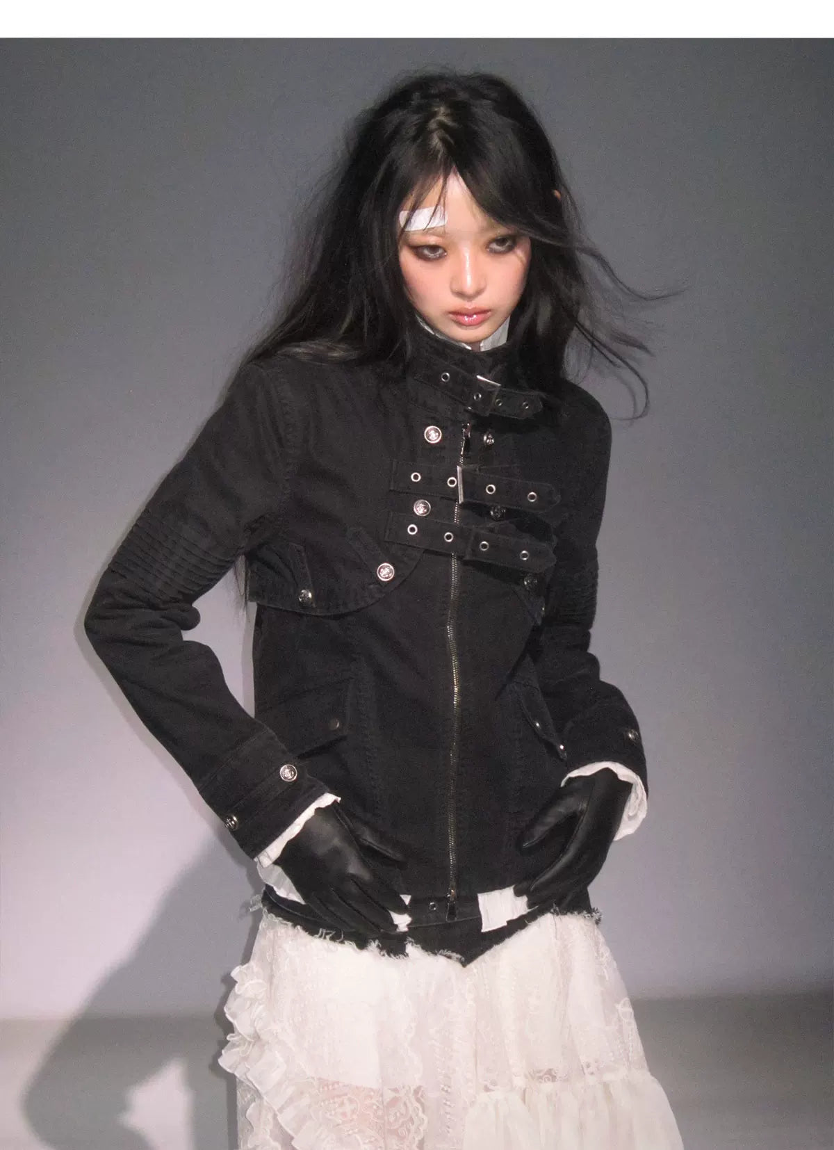 Detachable Washed Short Jacket