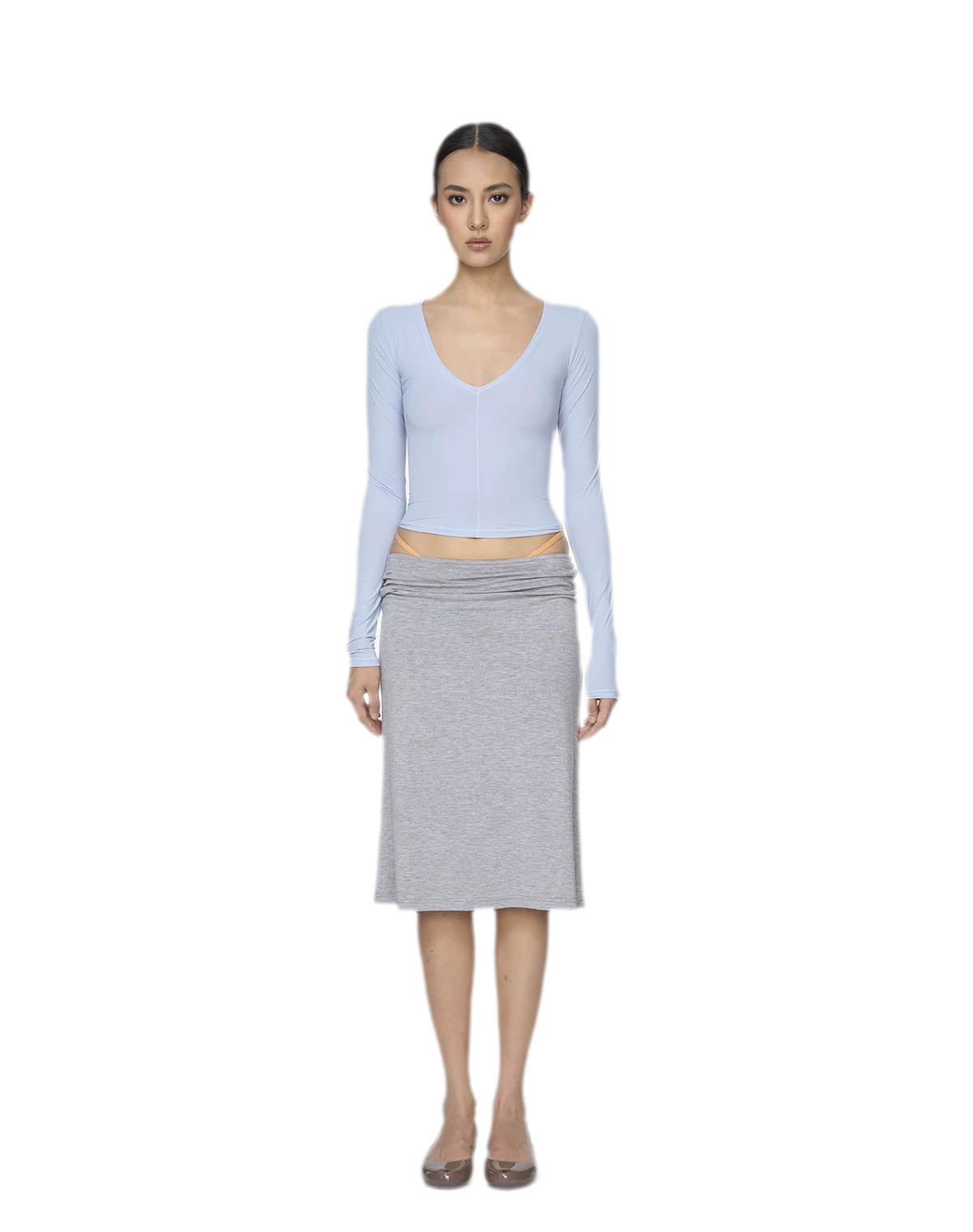 Fishtail Midi Skirt