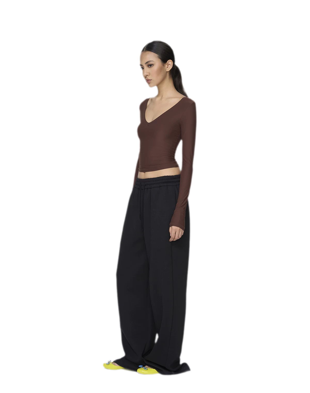 Deep V Slim Top