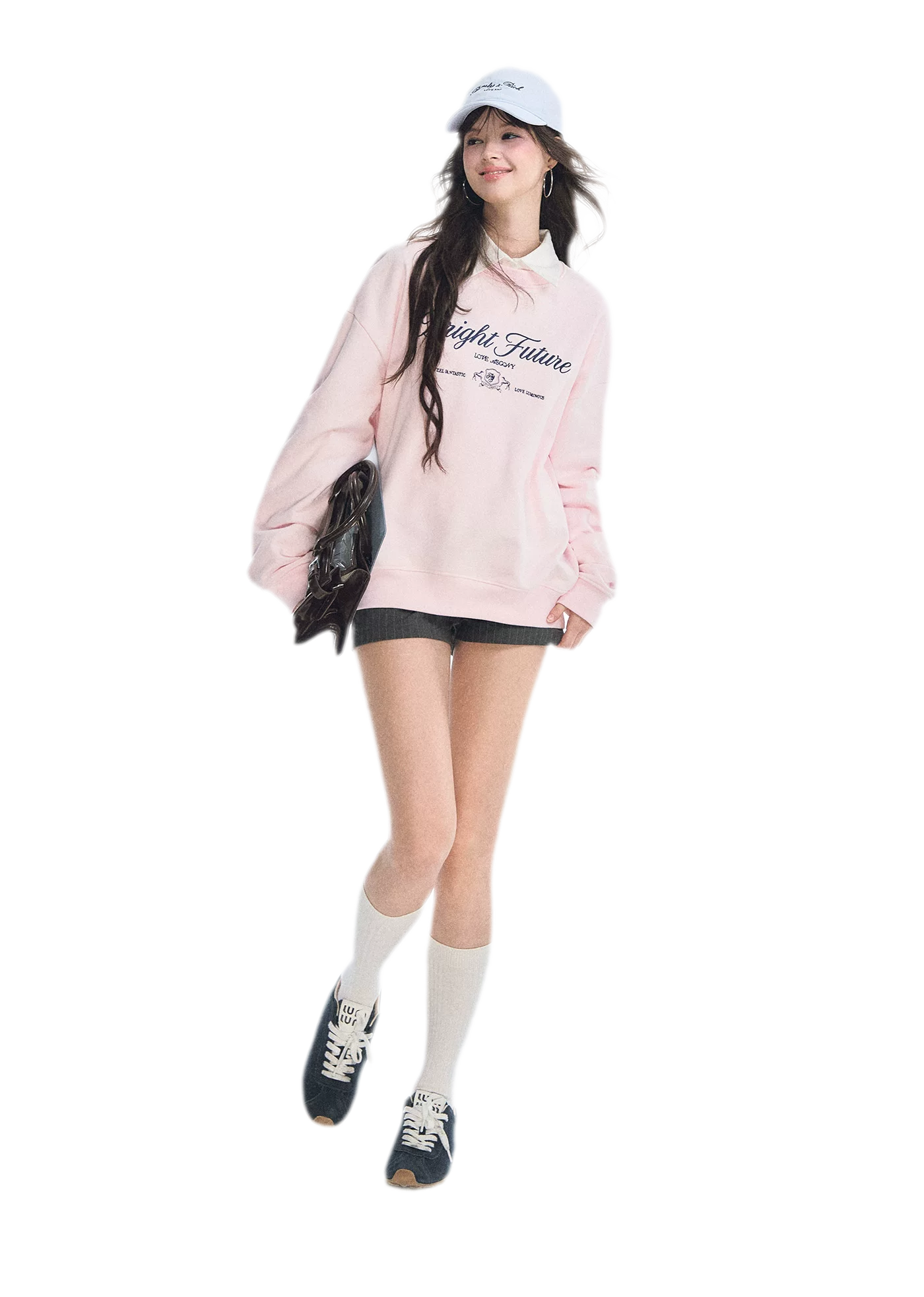 Embroidered Graphic Crewneck Sweatshirt