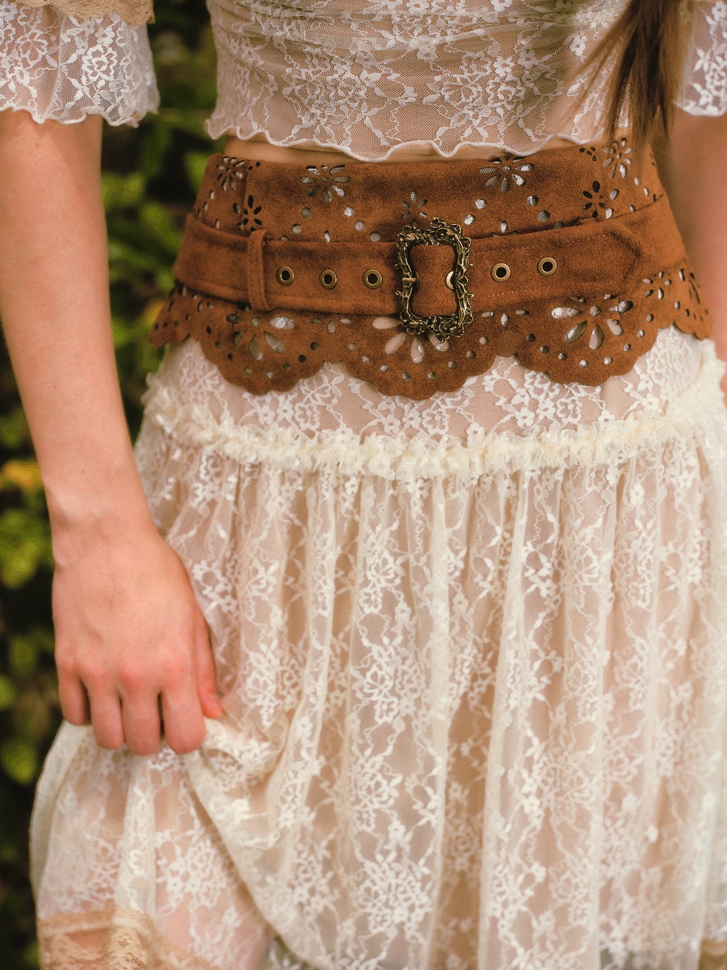 Floral Lace Equestrian Set