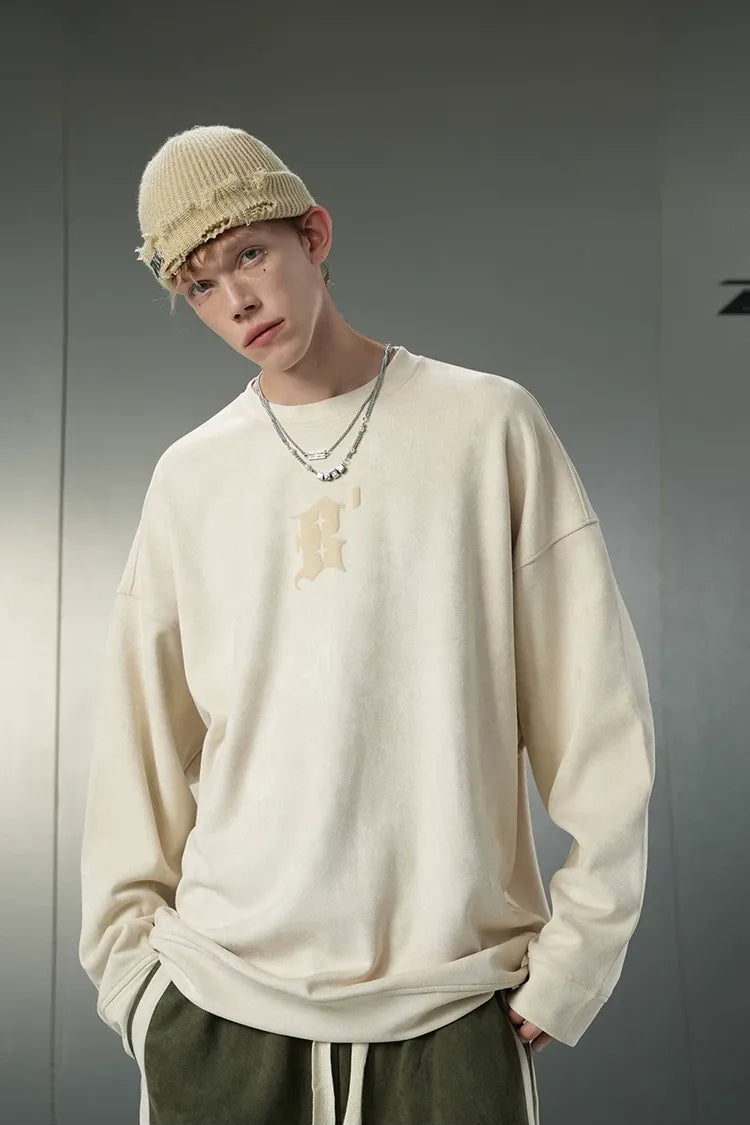 Eco Suede Oversized Sweatshirt