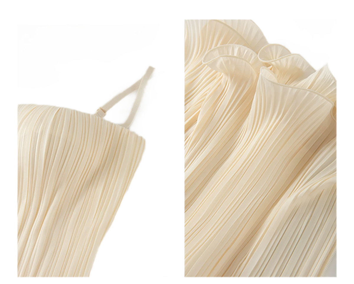 Cloud Pleated Corset Top