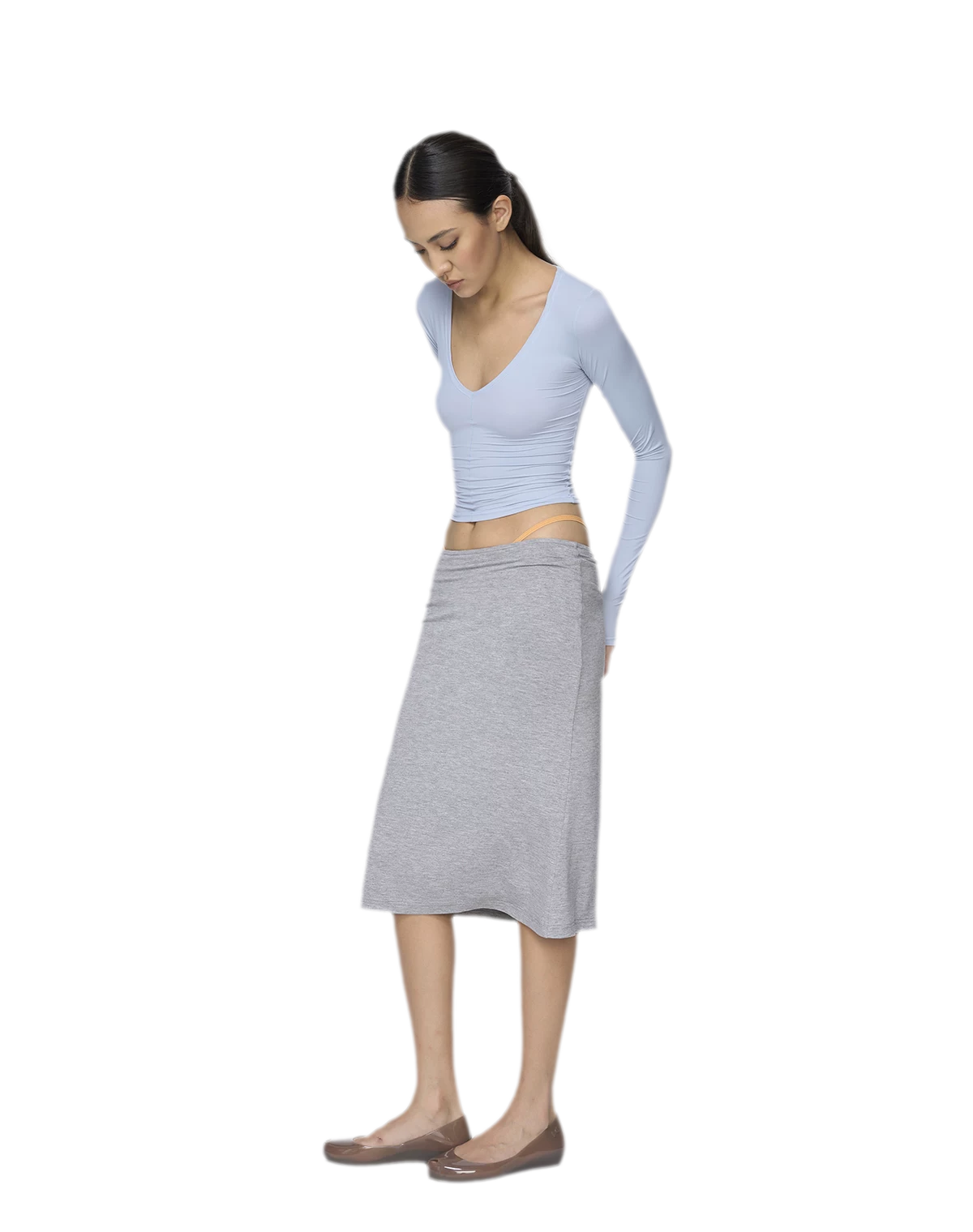 Fishtail Midi Skirt