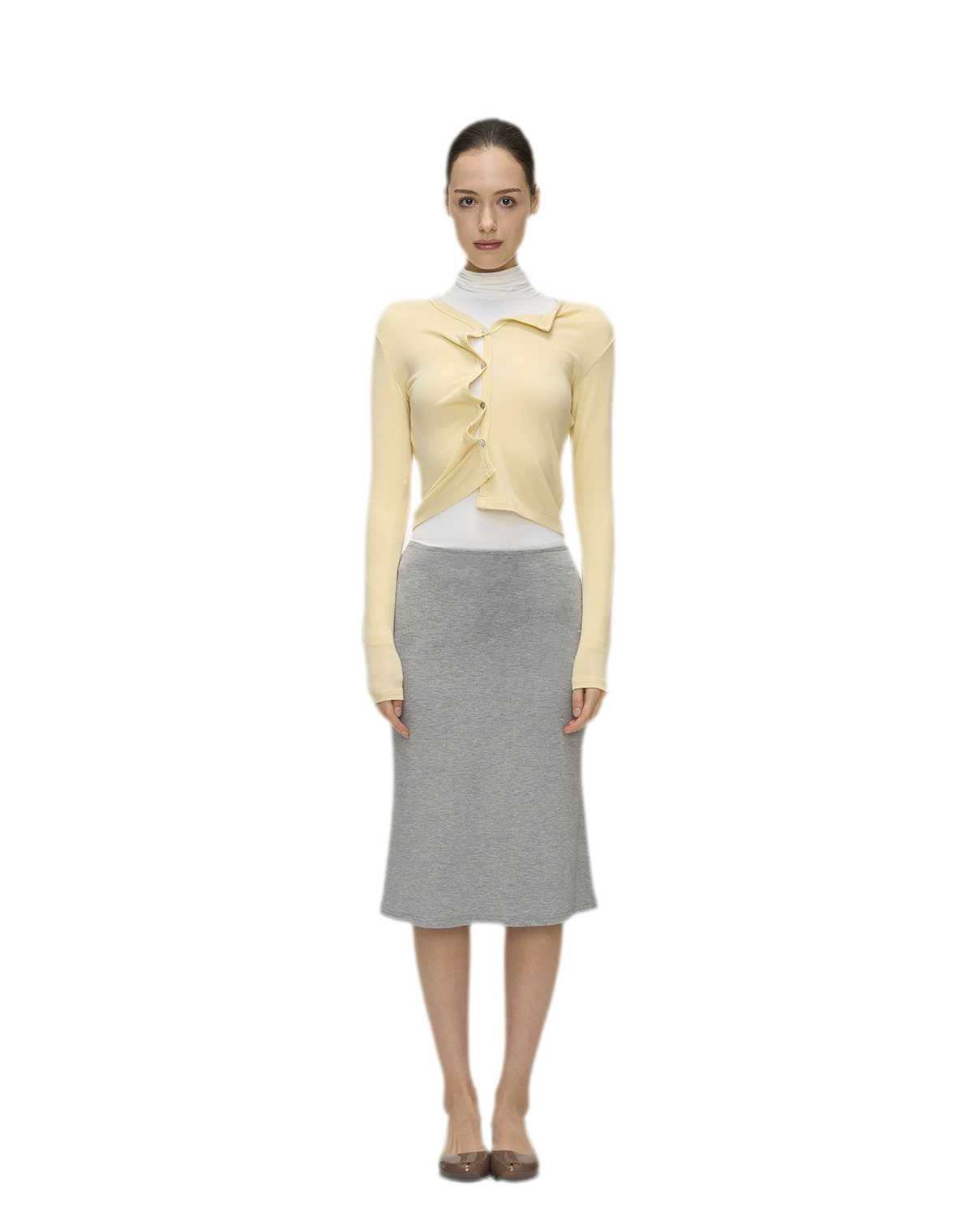 Brushed High-Neck Top