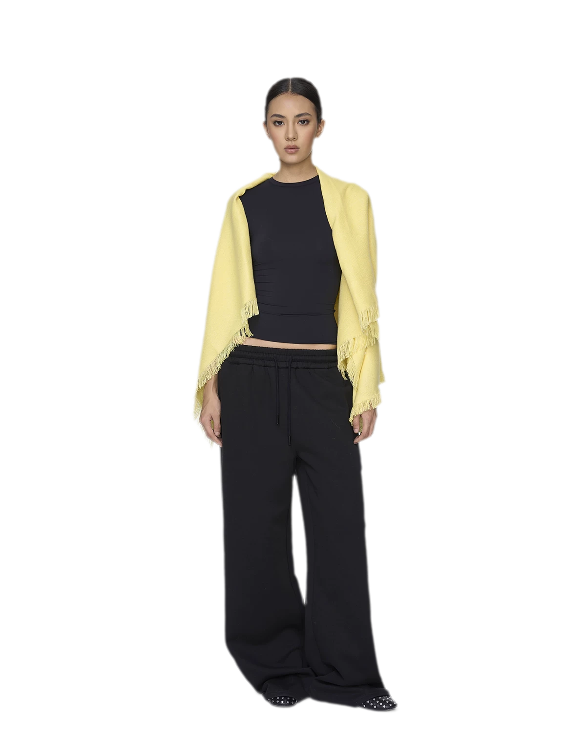 Air Cotton Wide-Leg Sweatpants