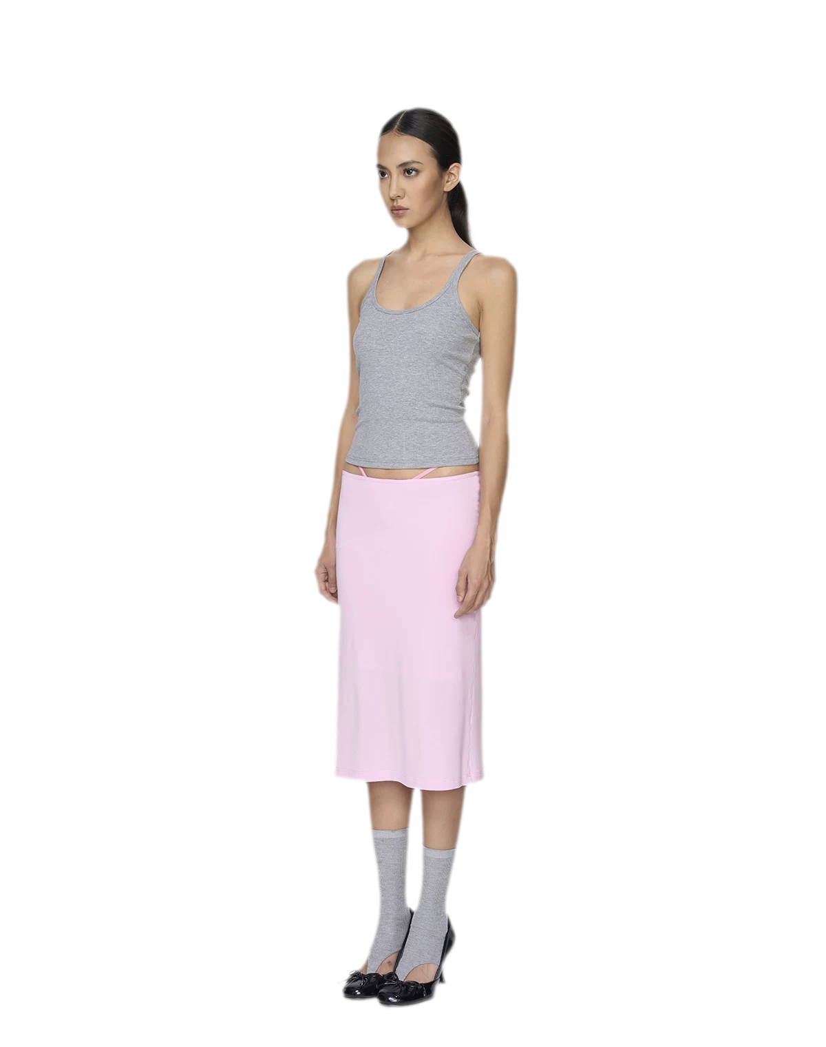 Ribbed Stretch Tank Top