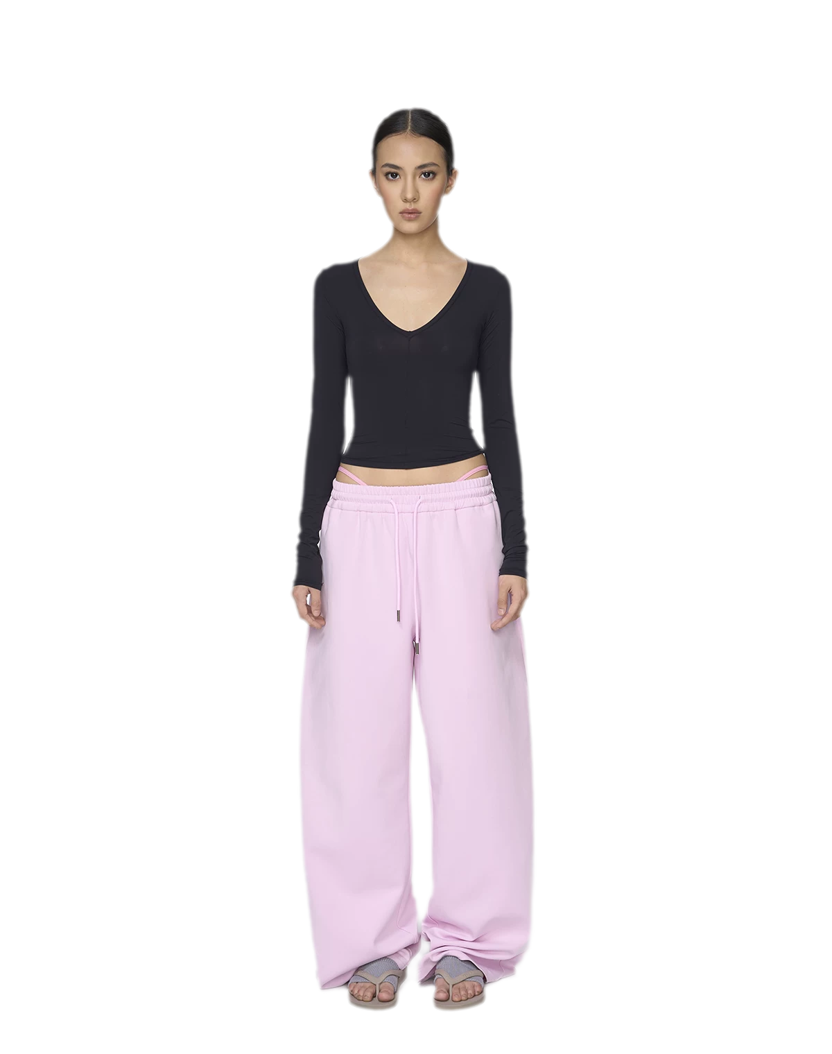 Deep V Slim Top
