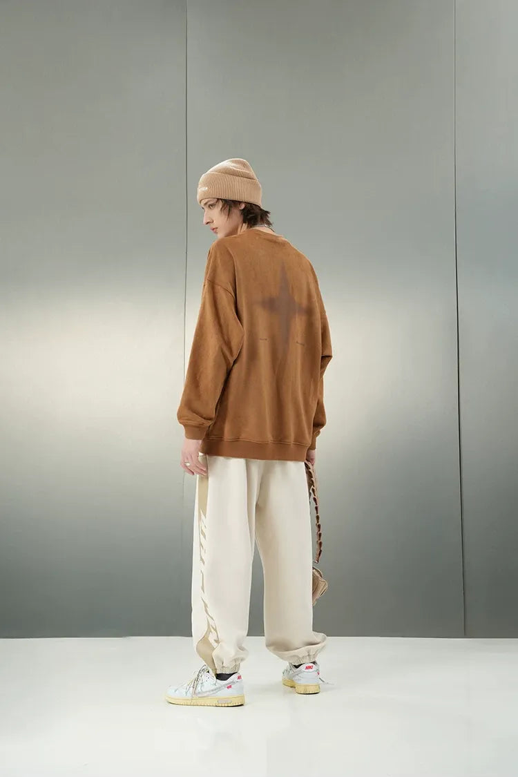 Eco Suede Oversized Sweatshirt