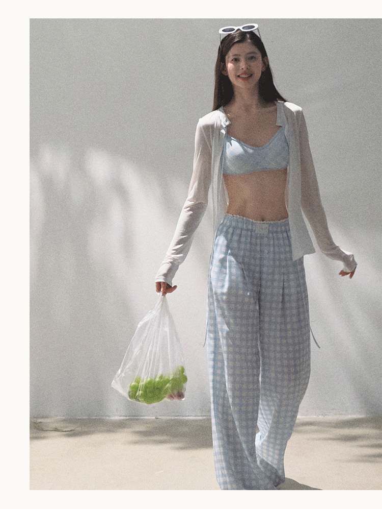 Lyocell Linen Wide-Leg Pants