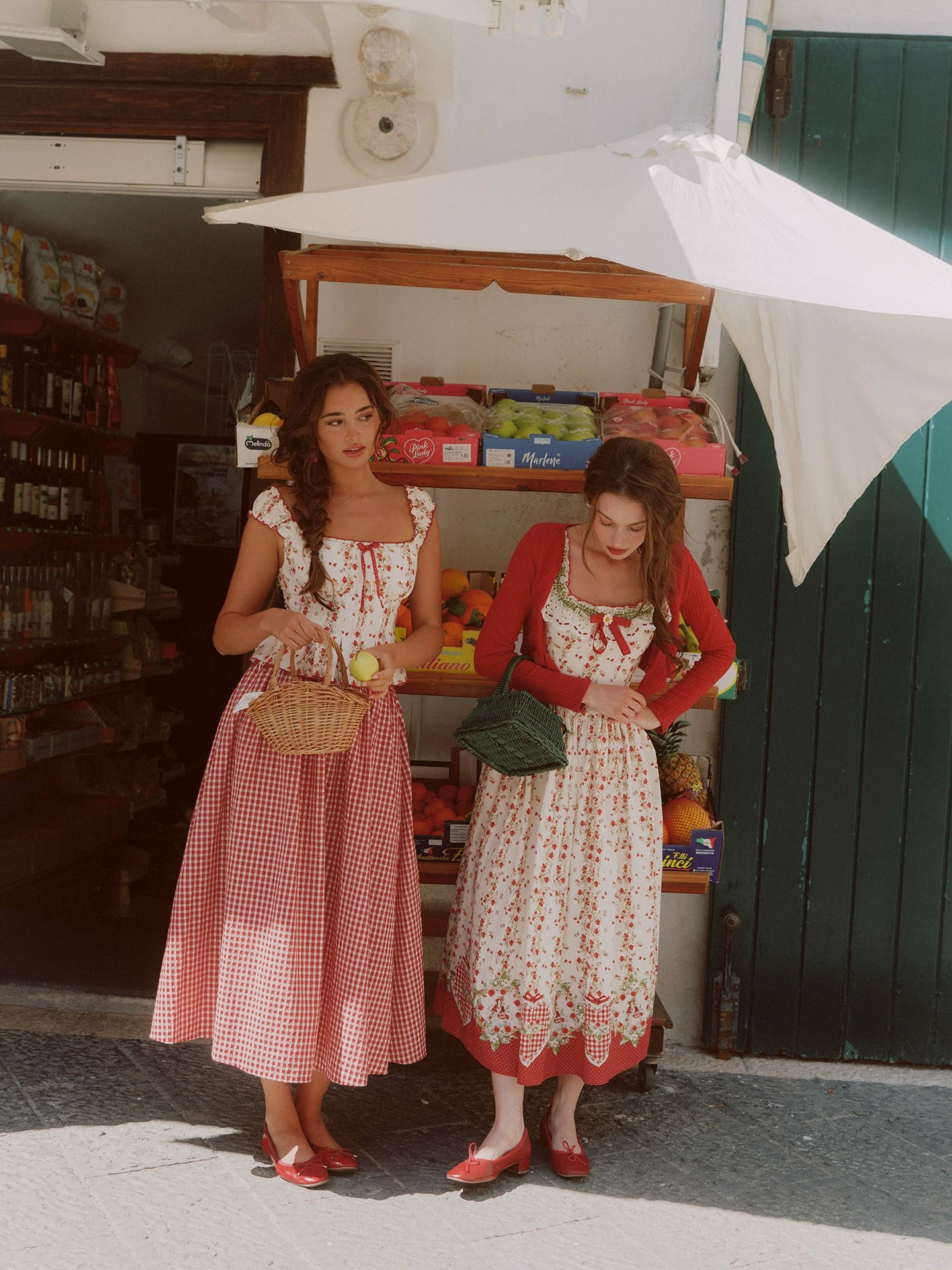 Cotton Floral Fitted Sundress