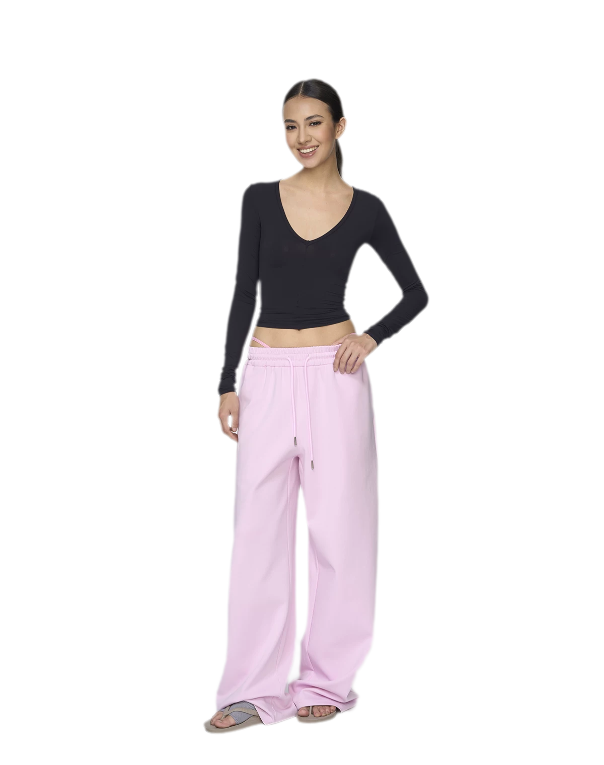 Deep V Slim Top