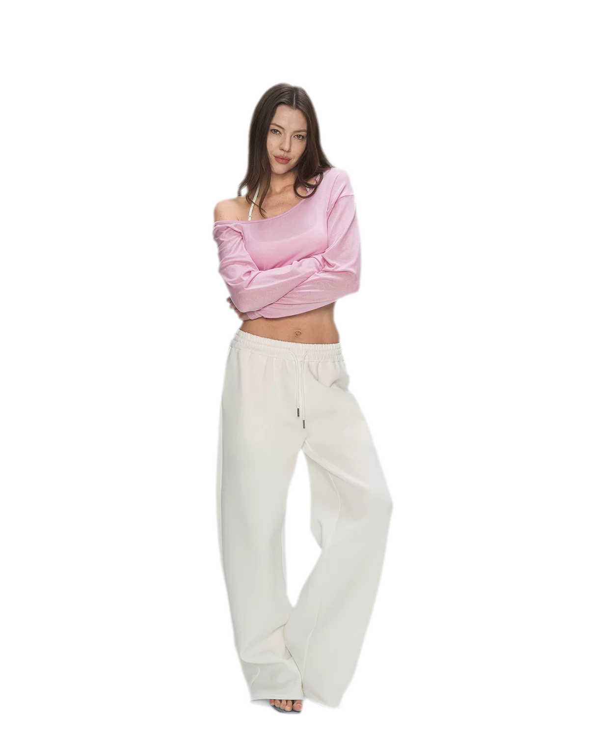 Air Cotton Wide-Leg Sweatpants