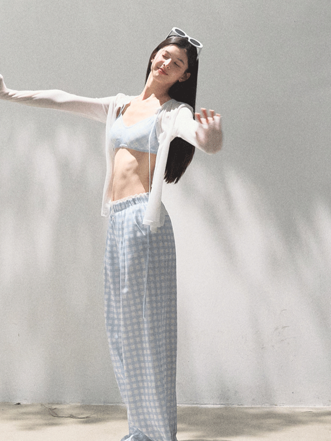 Lyocell Linen Wide-Leg Pants