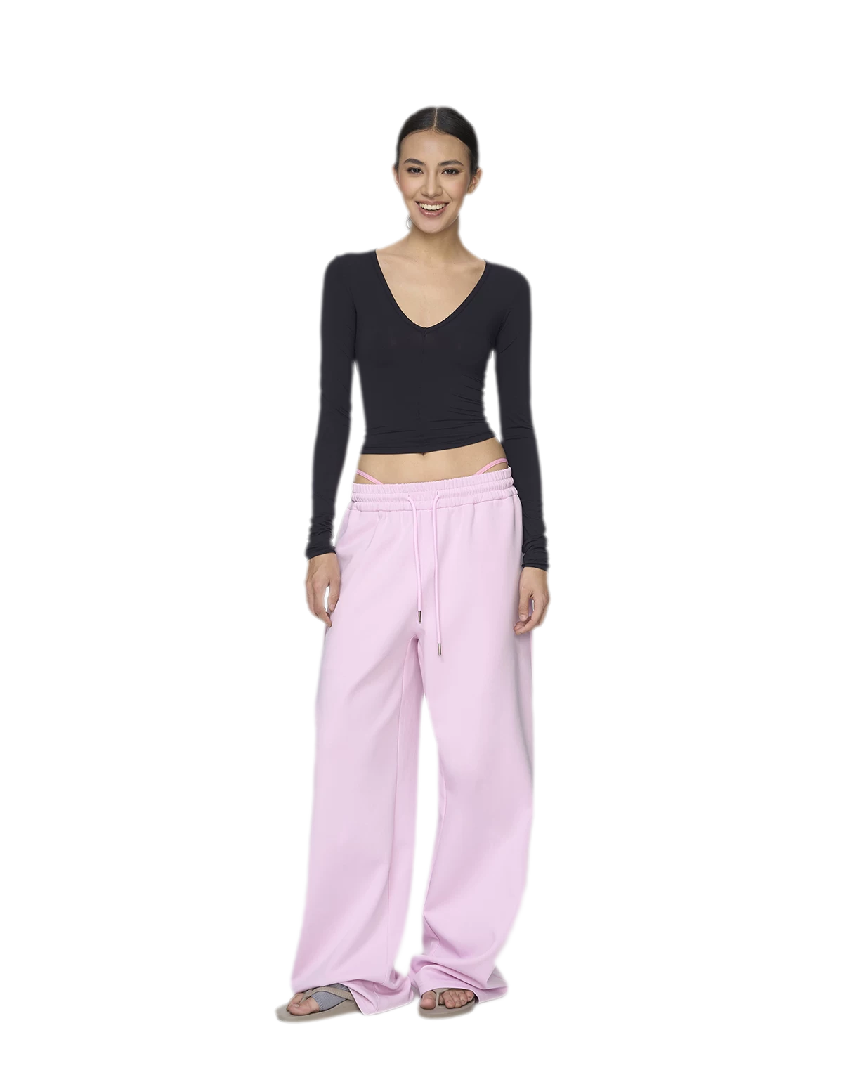 Deep V Slim Top