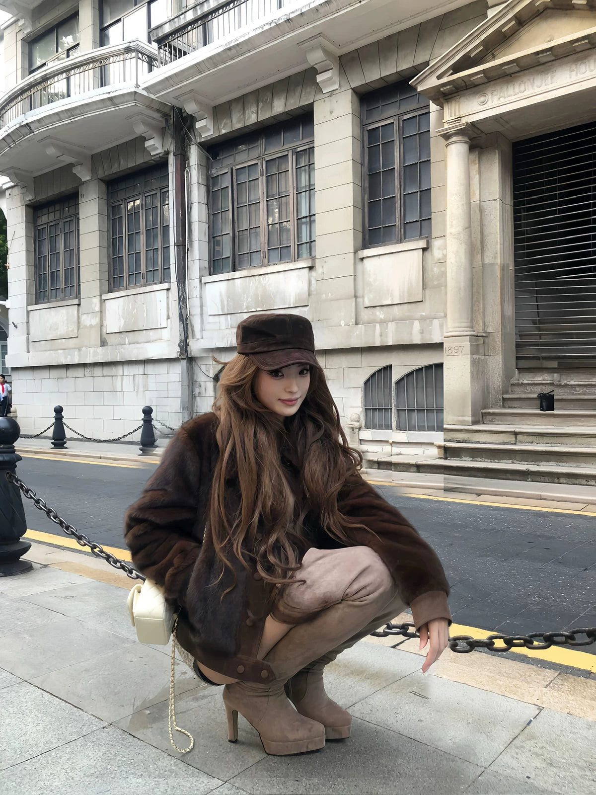 Suede Slouchy Over-Knee Boots