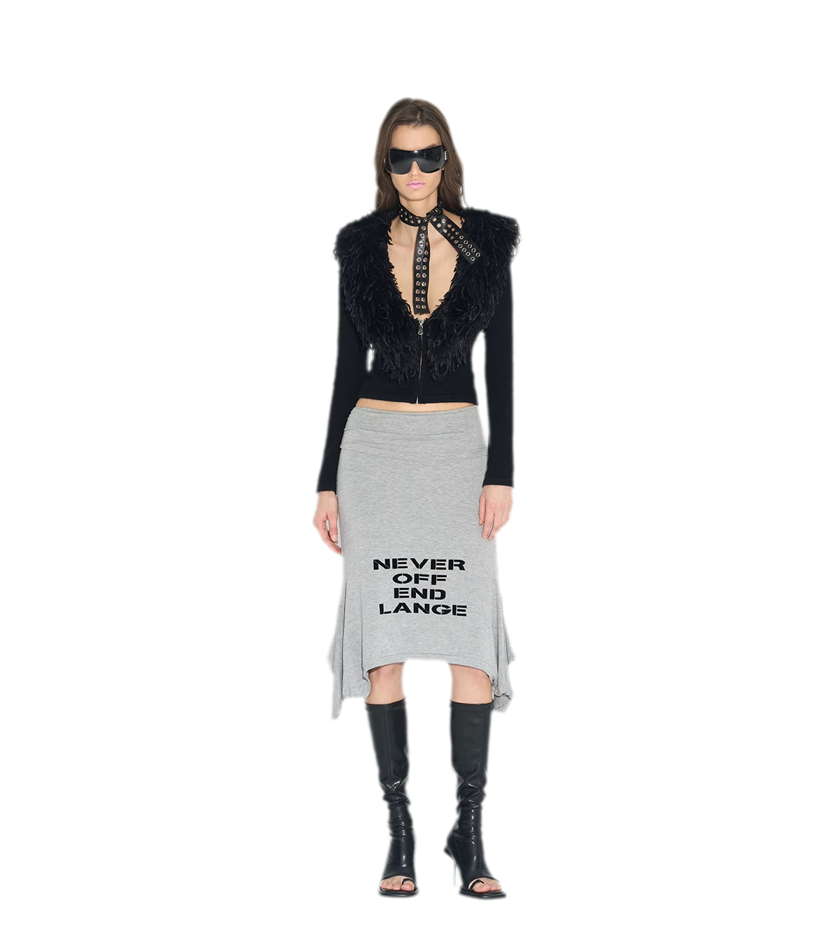 Wool Blend V-Neck Jacket