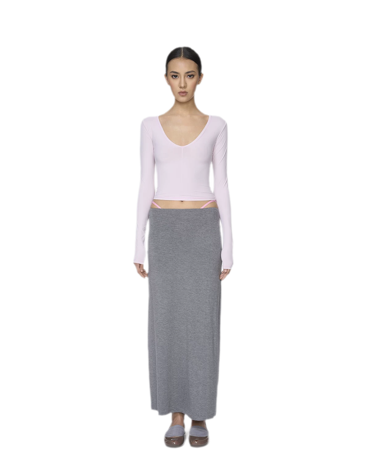 Deep V Slim Top