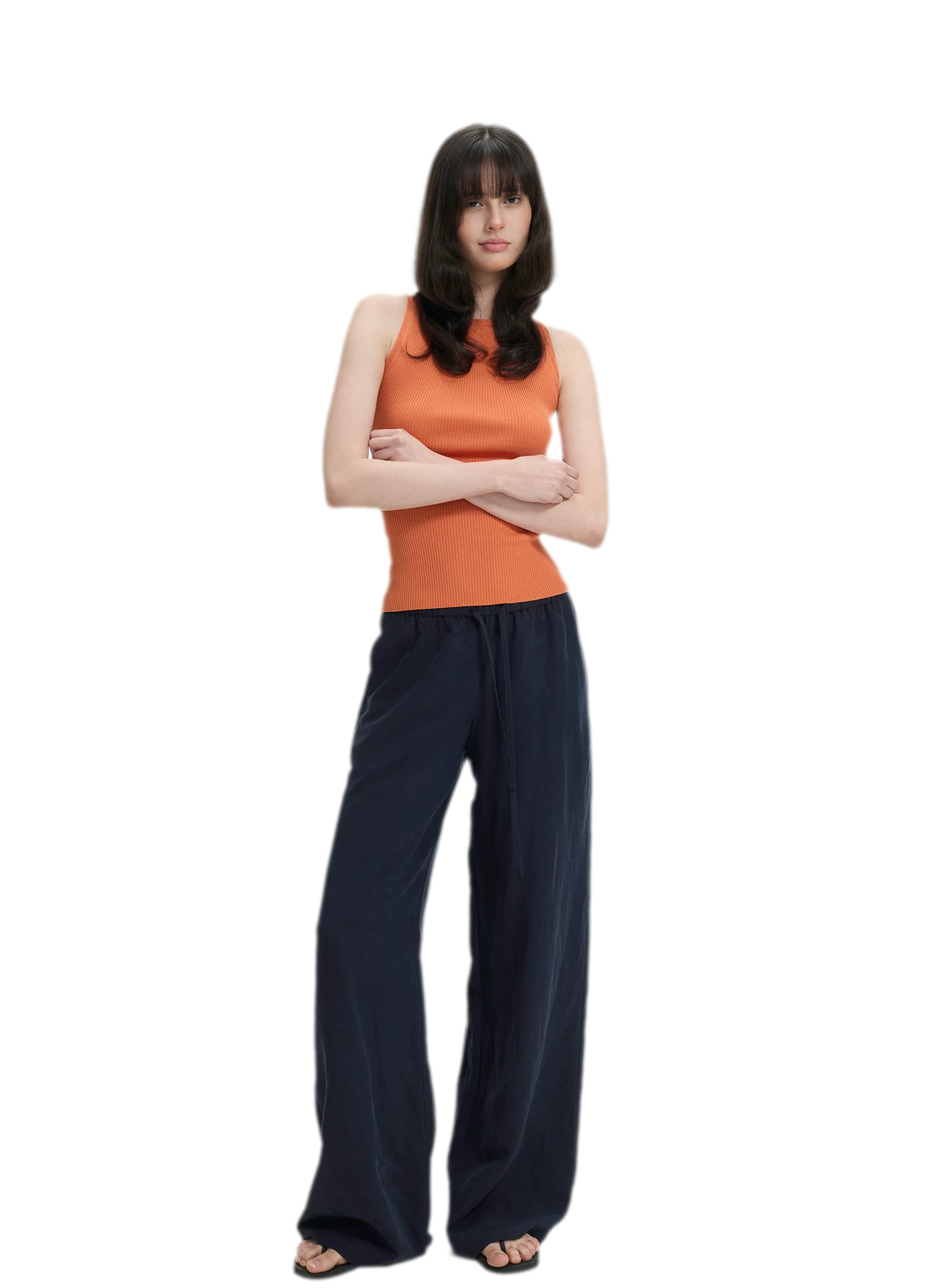 Lyocell Linen Ribbed Camisole