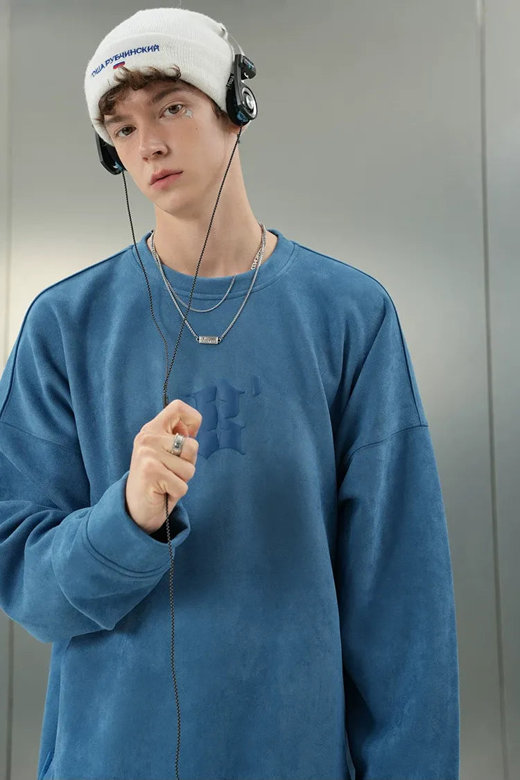 Eco Suede Oversized Sweatshirt
