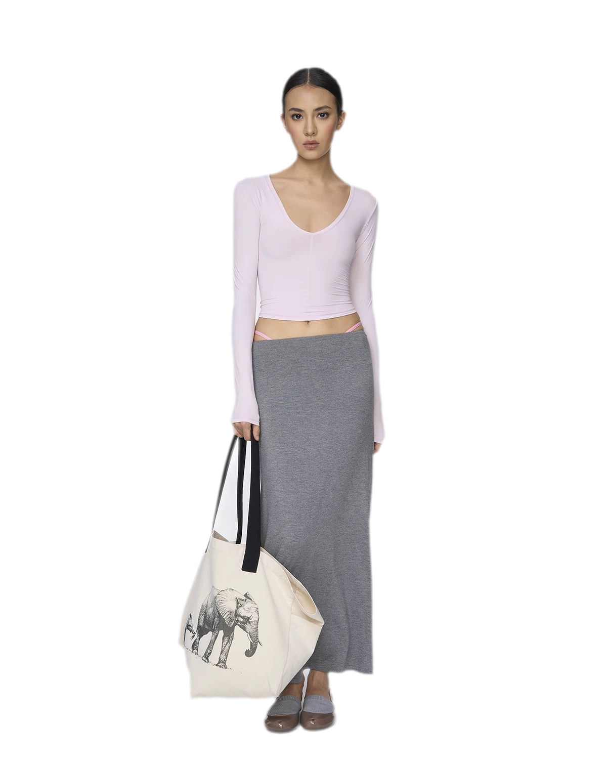 Deep V Slim Top