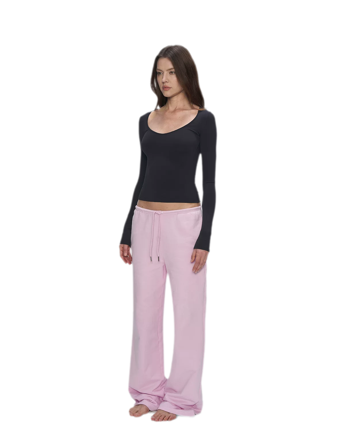 Bare-Feel V-Neck Top