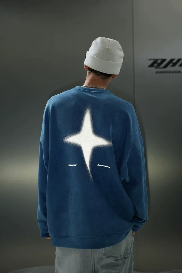 Eco Suede Oversized Sweatshirt