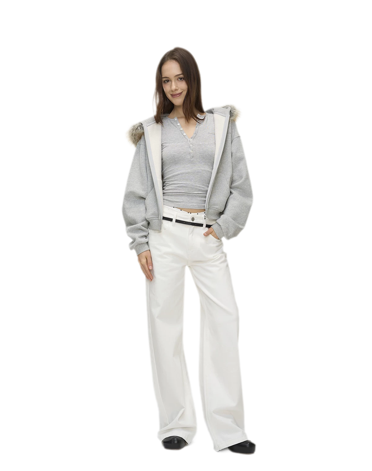 Ribbed Button Trim Set