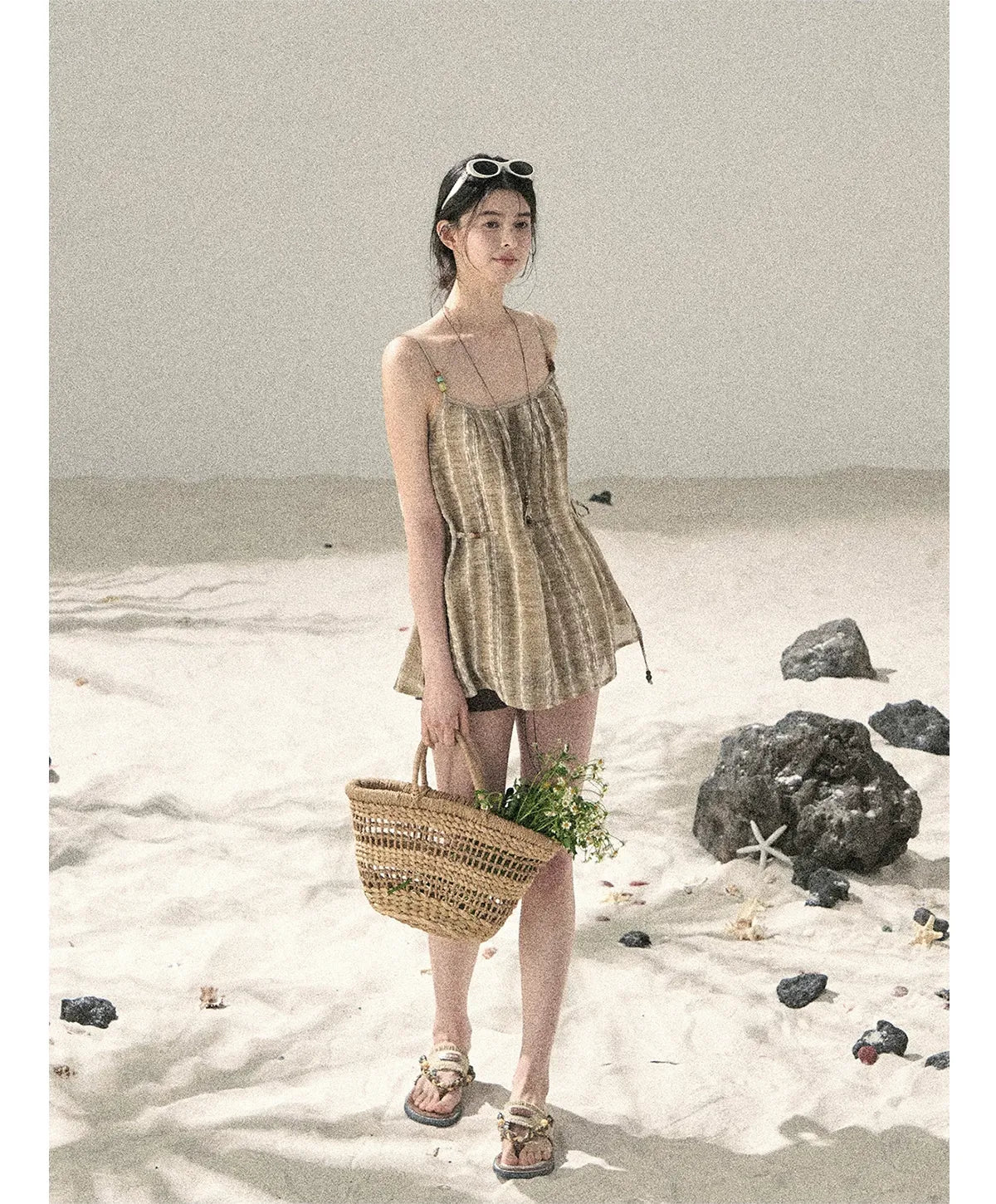 Layered Pleated Skort