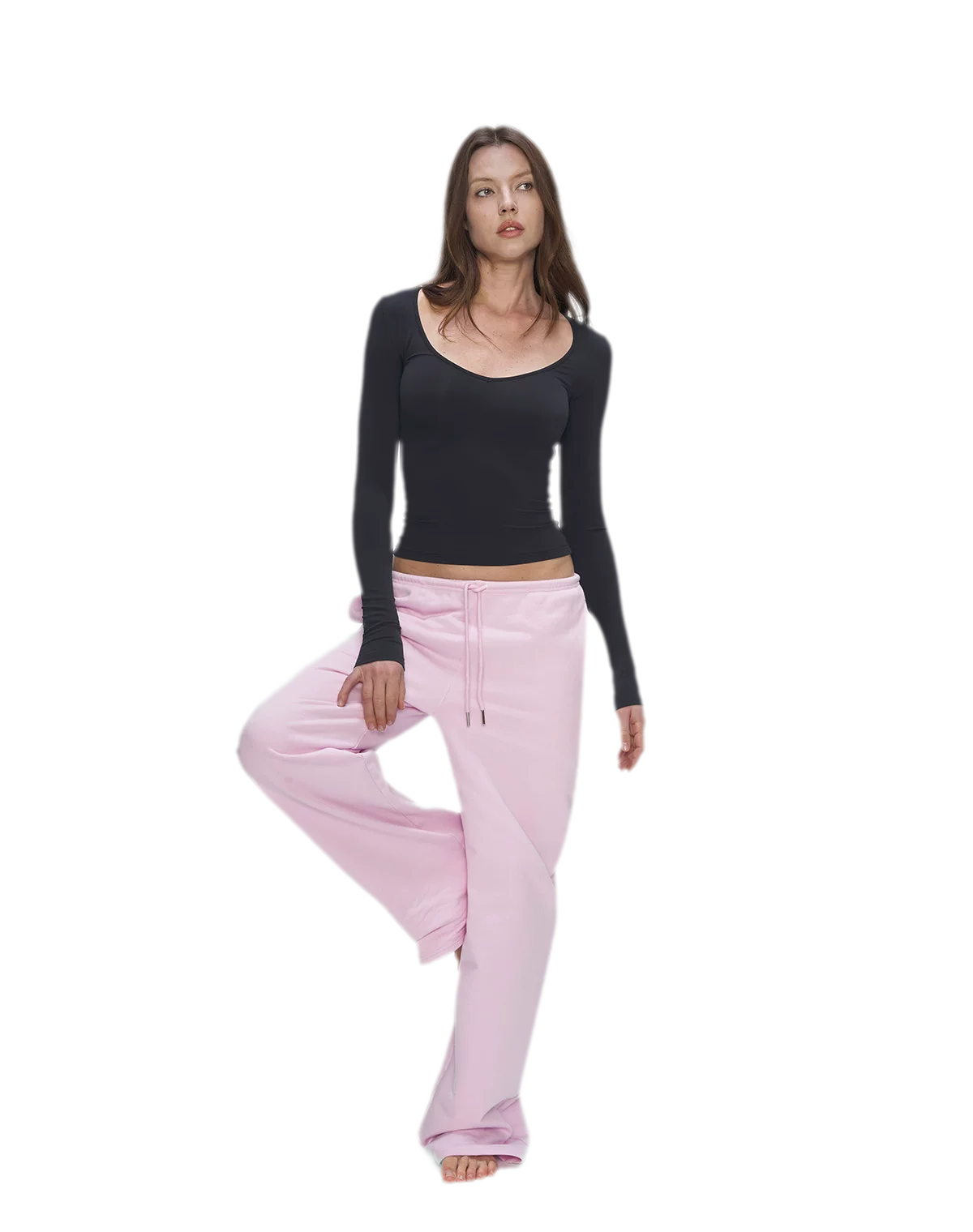 Bare-Feel V-Neck Top
