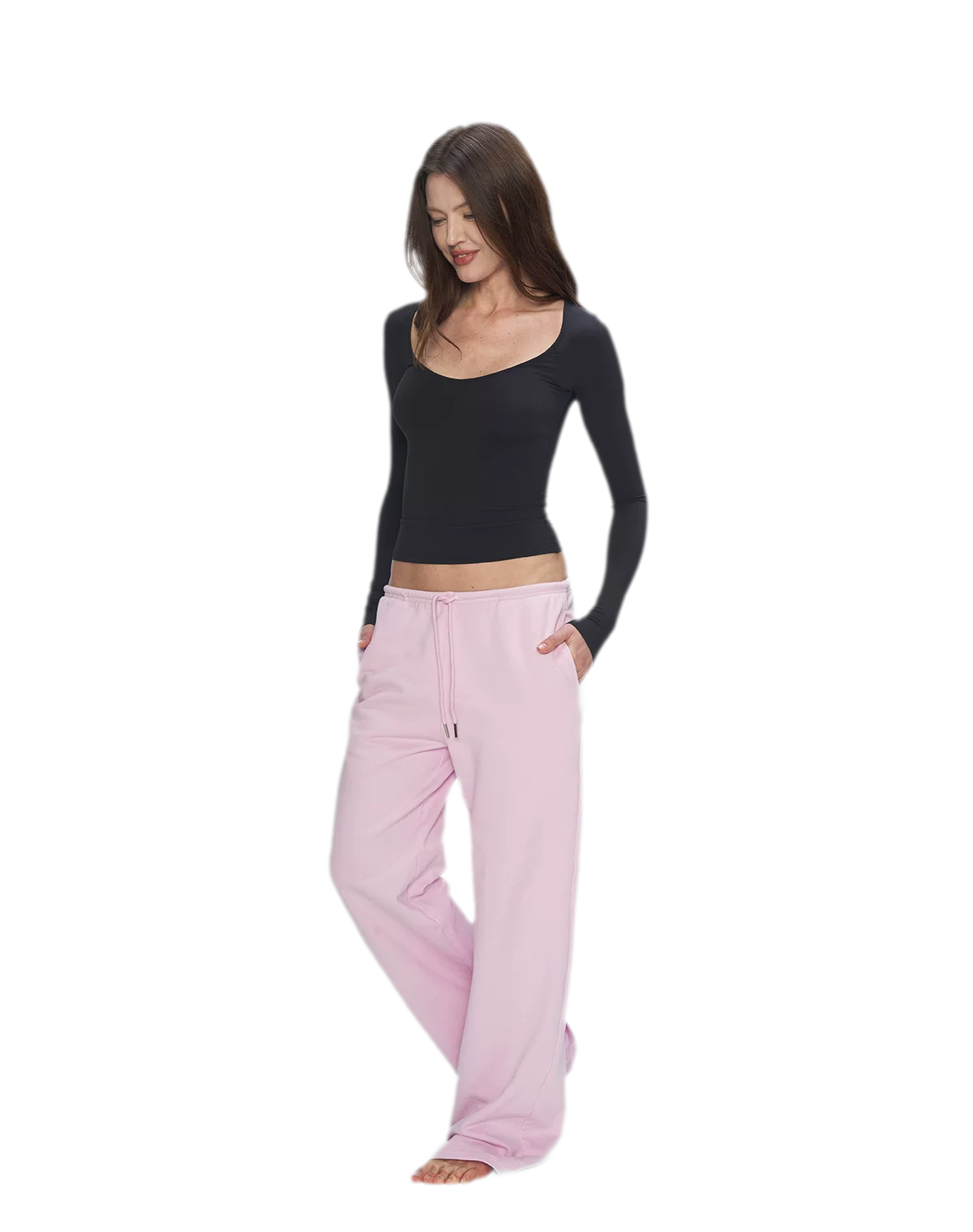 Bare-Feel V-Neck Top