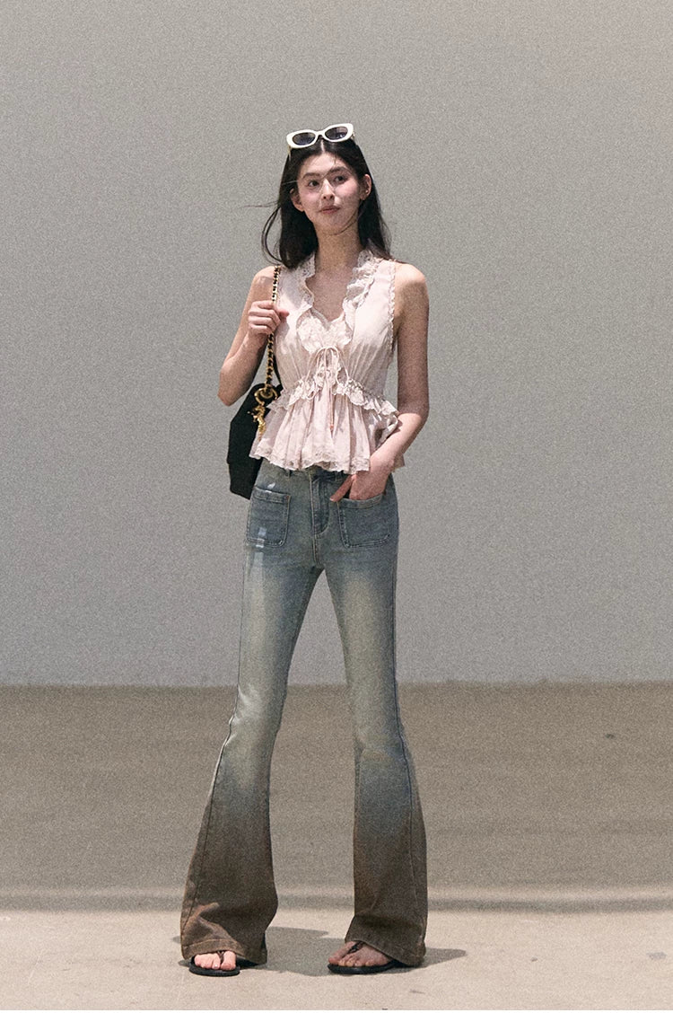 Lace Trim Cami Top