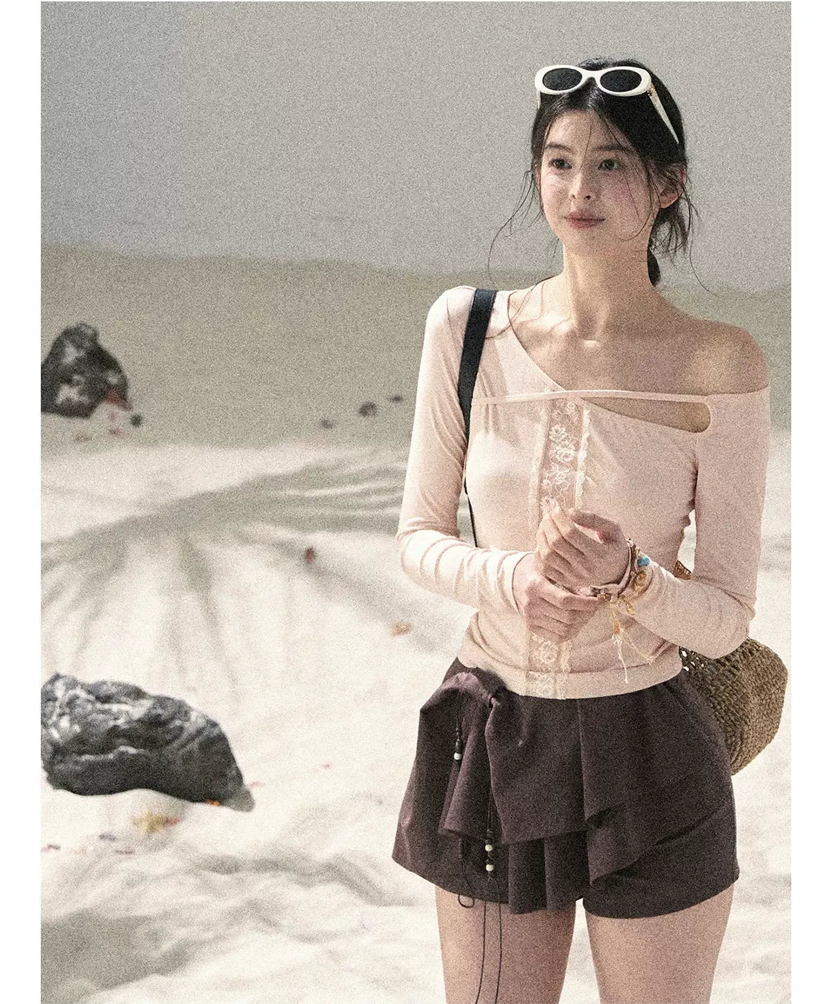 Layered Pleated Skort
