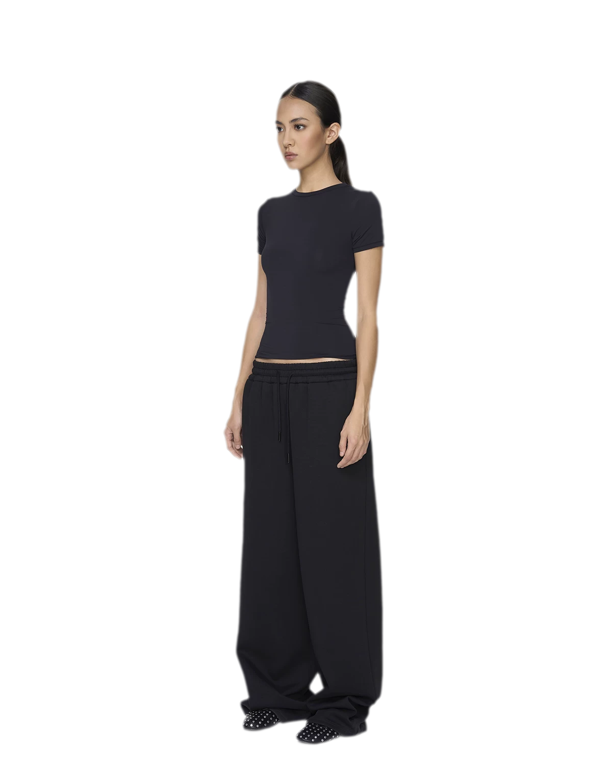 Air Cotton Wide-Leg Sweatpants