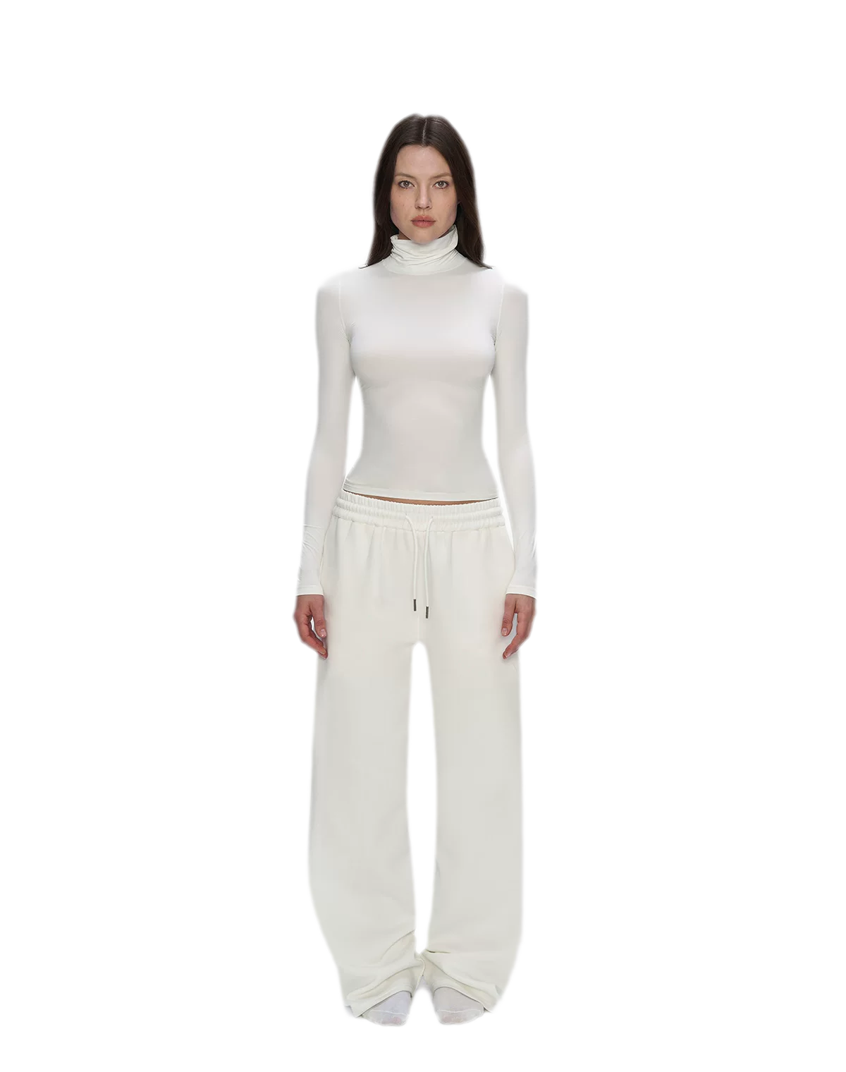 Air Cotton Wide-Leg Sweatpants