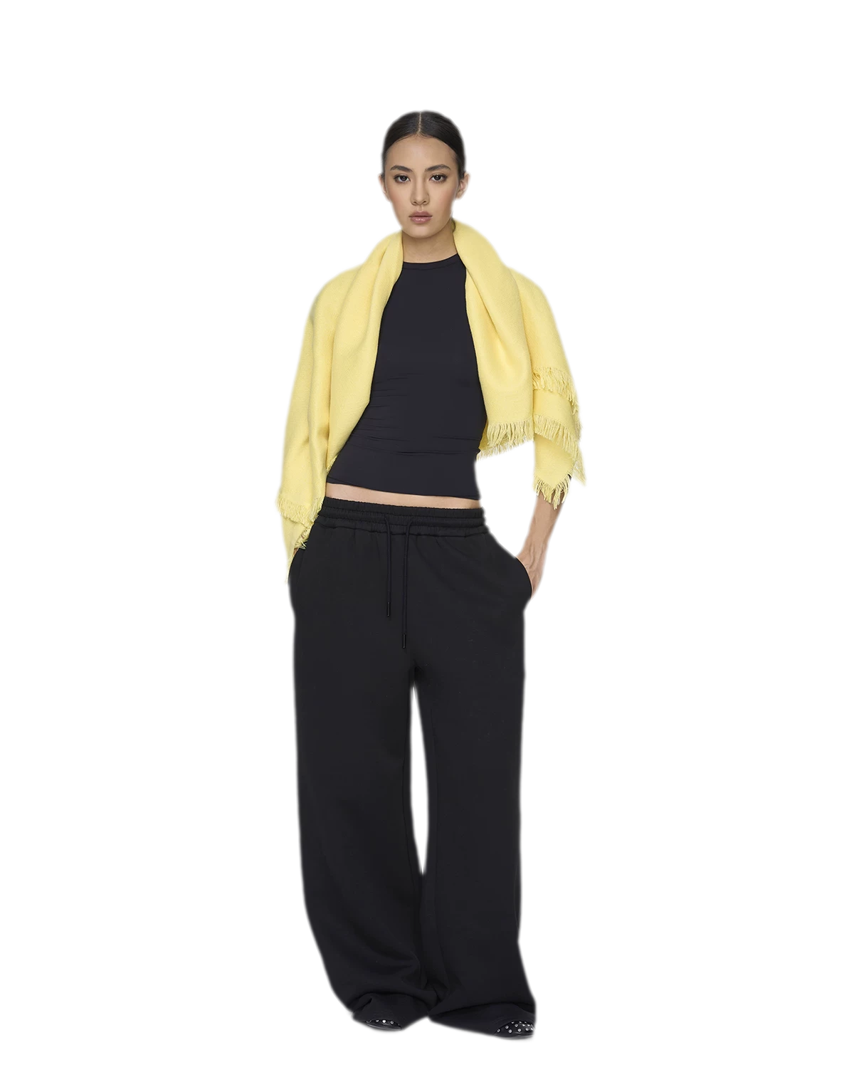 Air Cotton Wide-Leg Sweatpants