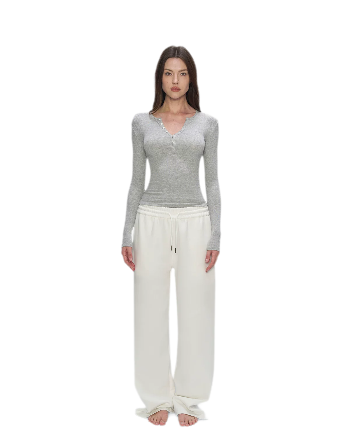 Air Cotton Wide-Leg Sweatpants