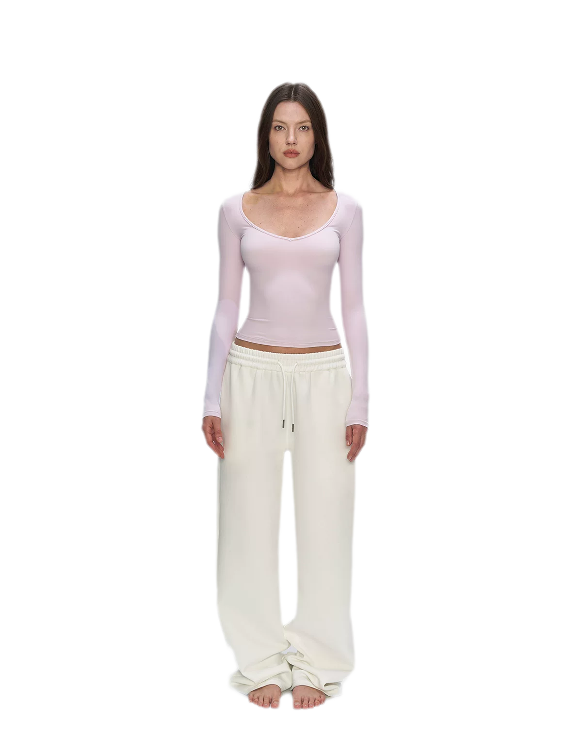 Air Cotton Wide-Leg Sweatpants