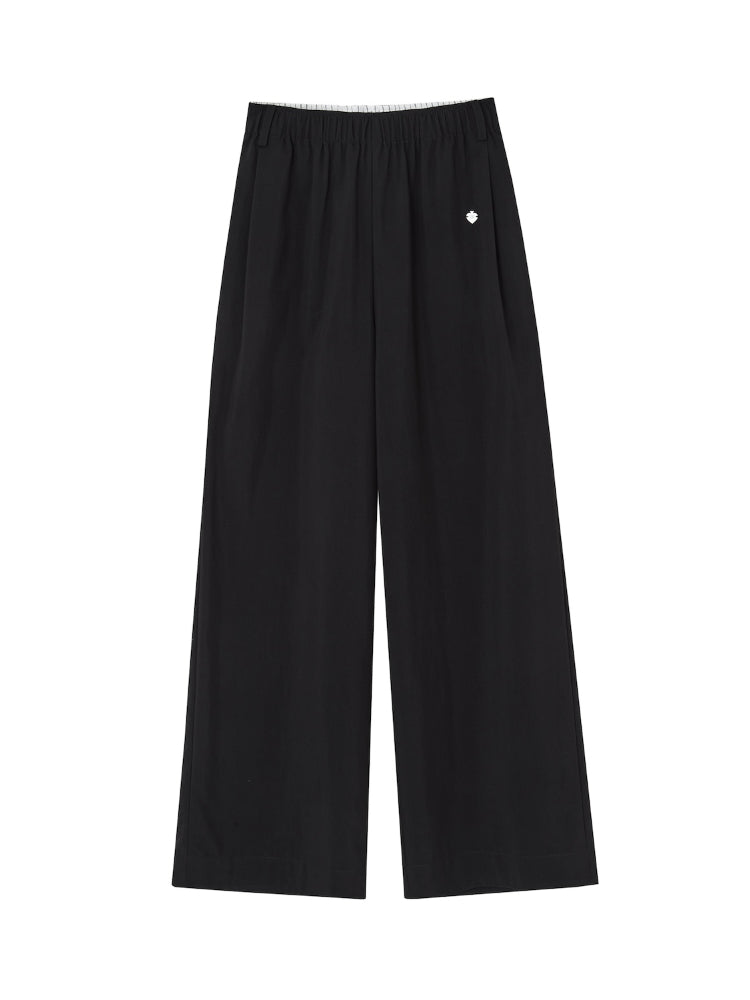 Tie-waist Drapey Airy Pants - CHINASQUAD