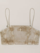 Rage Wild Denim Short Camisole Wild Brown - CHINASQUAD